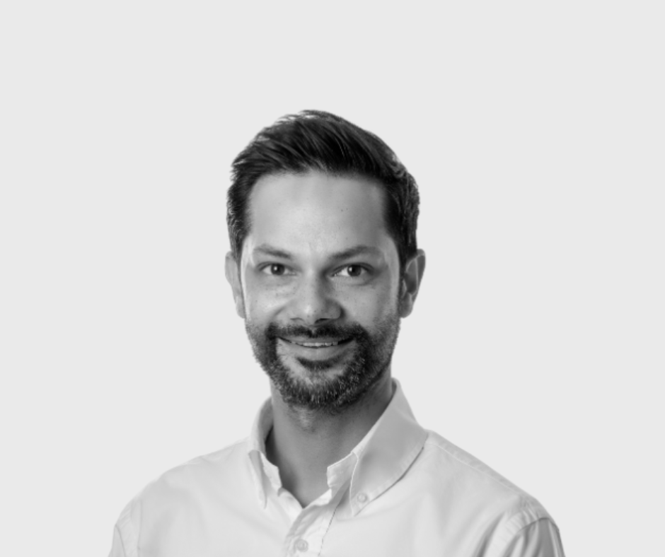 A headshot of a male