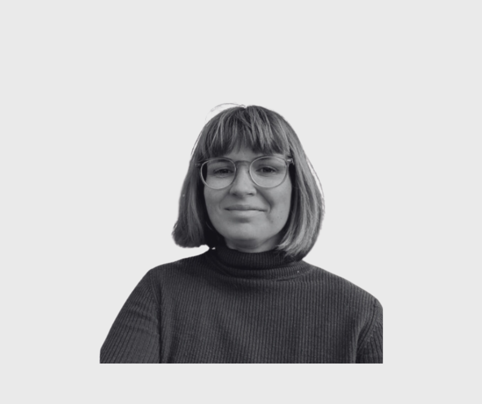 Photo of female with glasses and bob haircut with fringe