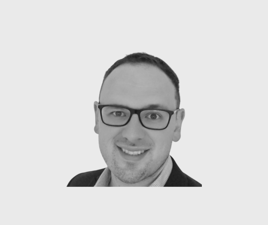 A headshot of a male