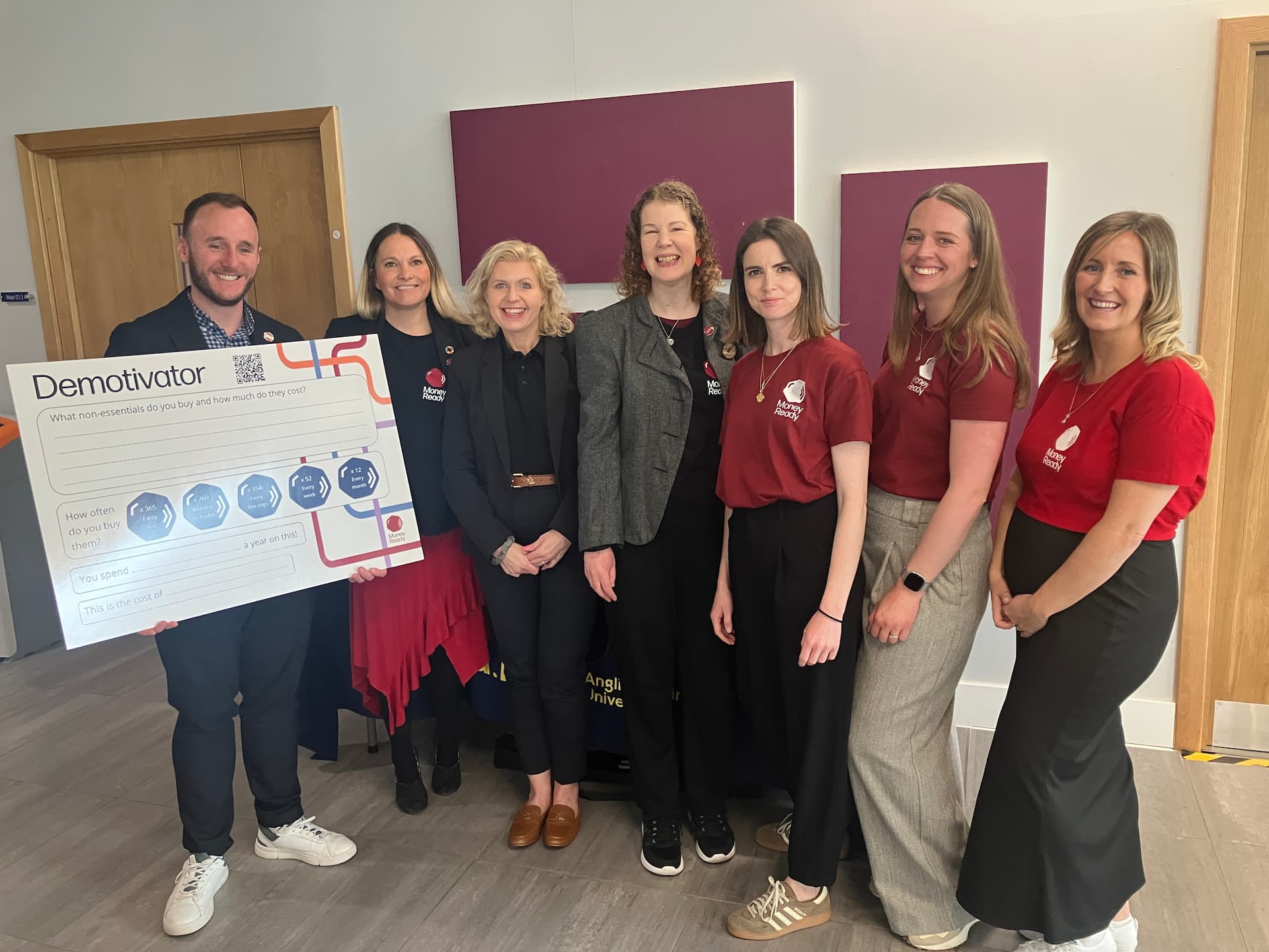 Money Ready team at a care leavers event in Essex